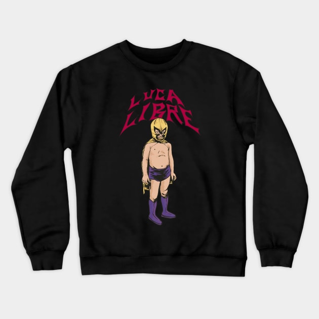 LUCA LIBRE Crewneck Sweatshirt by grimmfrost